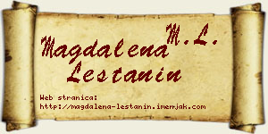 Magdalena Leštanin vizit kartica